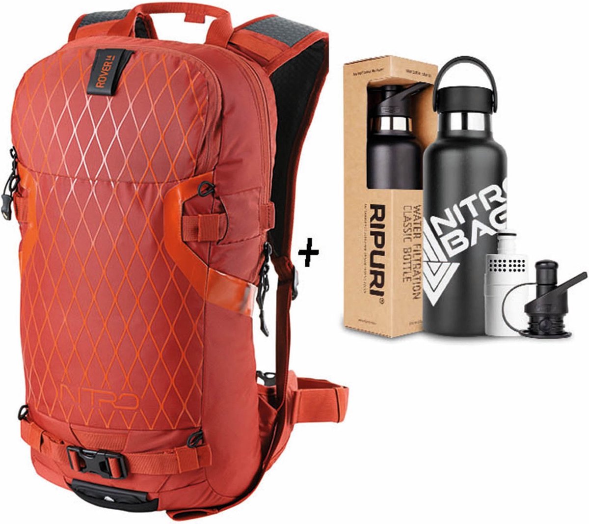 NITRO X Ripuri rugzakset 2 stuks. - arctic