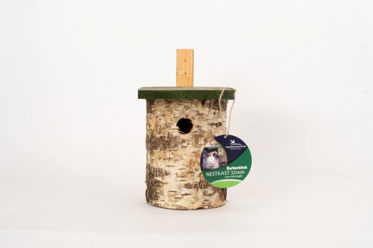 Wildbird Nestkast Berken - Broeden - 21x18x30 cm 32 Mm