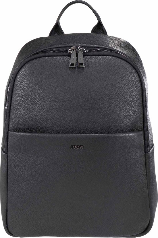 Zaino JOOP! Buccino Filippo S Black – 25x45x14 Cm, Scomparto Per Laptop, Chiusura A Rullo, Porta Carrello, Schienale Traspirante