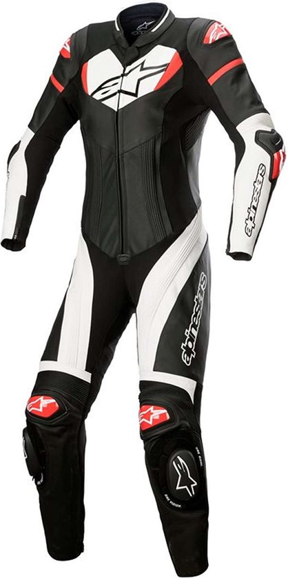 Foto: Alpinestars stella gp plus 1pc leather suit black white bright red 40 maat racepak