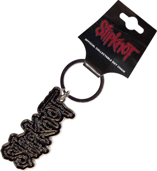 Slipknot - Logo Noir Bordure Noire - Porte-clés