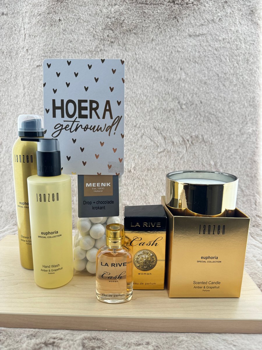 Goedkoopste Getrouwd Dames •Cadeaupakket Goud Enjoy• - Cadeau voor Vrouwen - Perfect Gifts