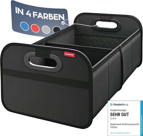Opvouwbare Kofferbaktas - Organizer Voor De Kofferbak Van De Auto Vouwbox Autotas Winkelbox Versterkt En Stabiel Incl Winkelchip