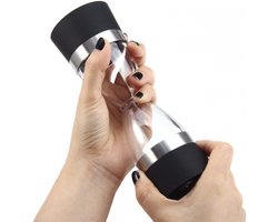 2-in-1 Zout- en Pepermolen met Instelbaar Keramisch Maalwerk - 18 cm