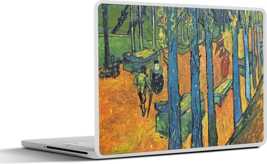Laptop sticker - 17.3 inch - Les Alyscamps - Vincent van Gogh - 40x30cm - Laptopstickers - Laptop skin - Cover