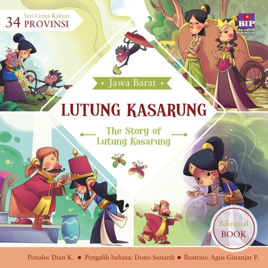 Lutung Kasarung — Seri Cerita Rakyat 34 Provinsi: Jawa Bar ... - cover