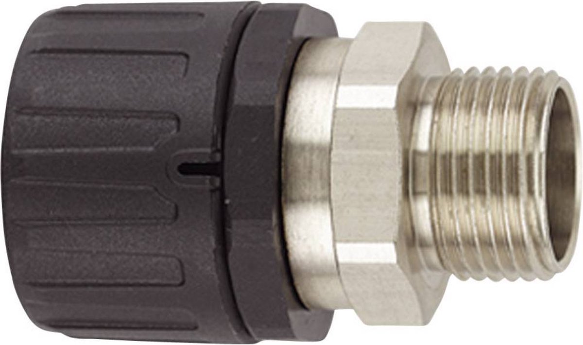HellermannTyton 166-21301 HG16-SM-M16 Slangbevestiging Zwart M16 11.80 mm Recht 1 stuk(s)