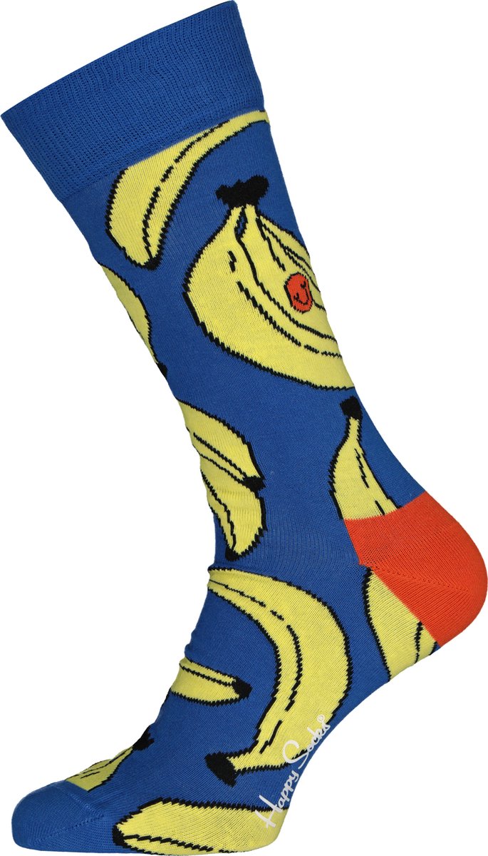 Happy Socks Banana Sock - unisex sokken - Unisex - Maat: 36 - 40