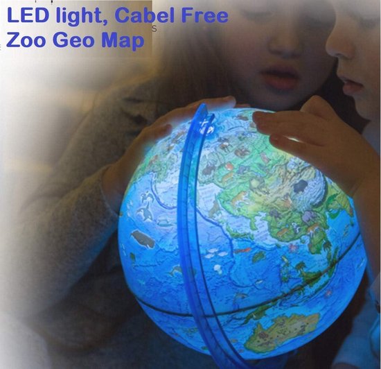 Verlichte Globe Die De Stille Oceaan Toont Stock Afbeelding - Image of