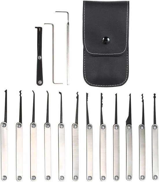 ValueHall Lockpicking Set Transparant Trainingssloten Zichtbare Cutaway