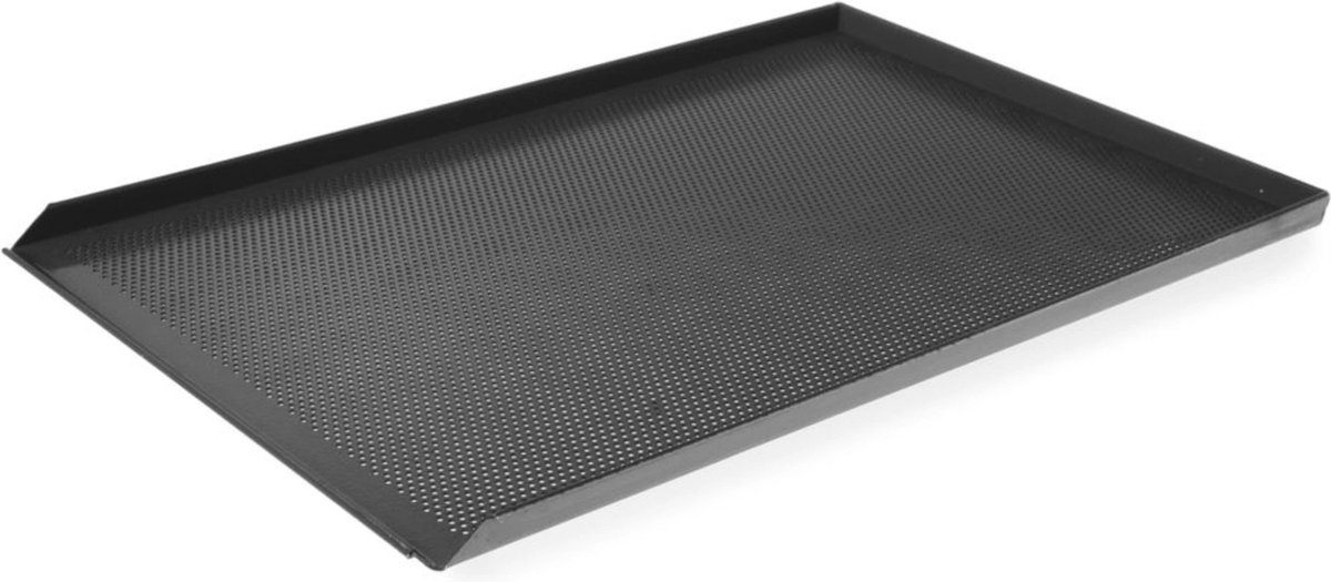 HENDI Geperforeerde bakplaat – Teflon anti-aanbaklaag – 600x400 mm – Aluminium