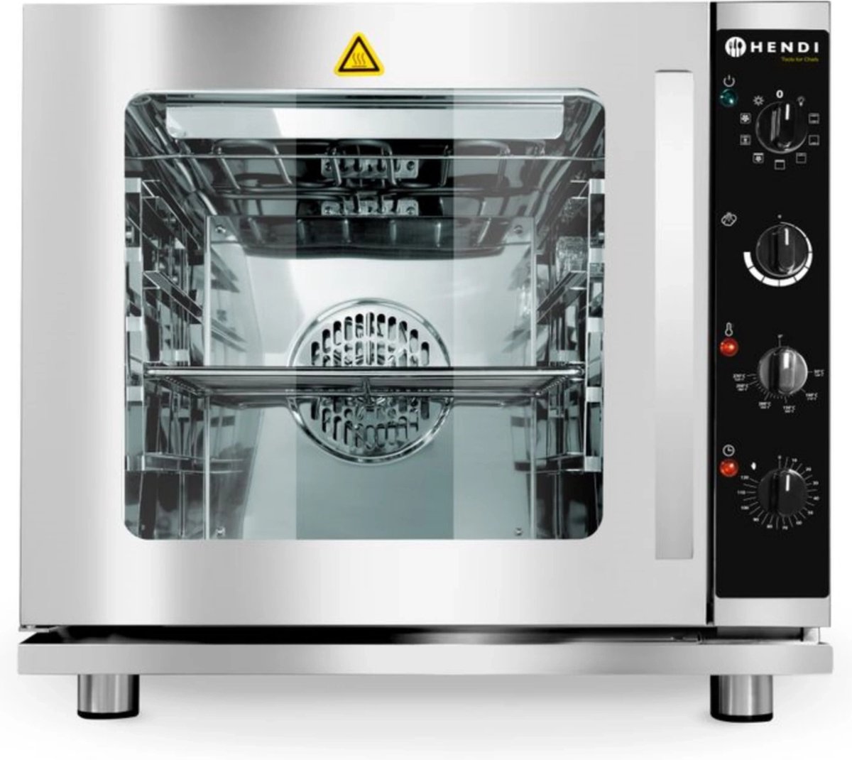 Hetelucht stoomoven met grill 4x GN 2/3