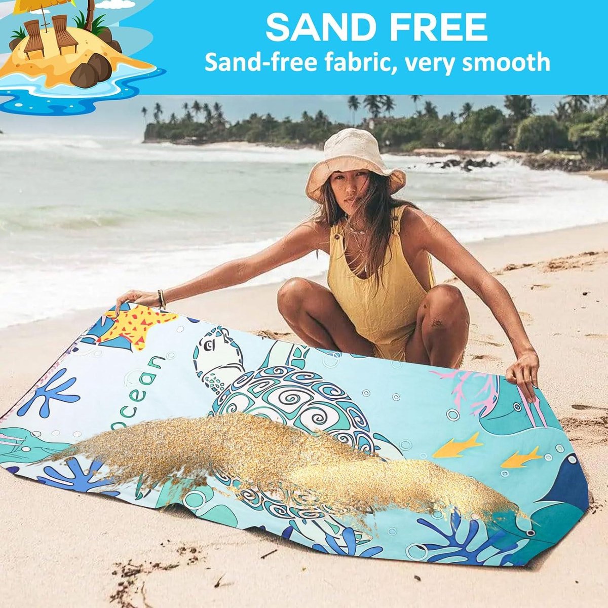 Serviette De Plage En Microfibre Velours Simple Face 70 X 140 Cm