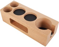 Koffiefilter Tamper Houder 5 Gaten Espresso Mat Stand Sabotage Station - Antislip Koffie Tamping Station Base voor Portafilter Distributeur - Thuis & Cafe (58 mm 5 gaten)