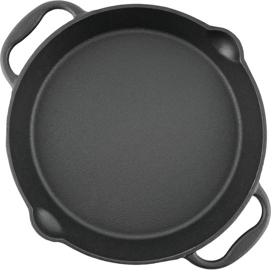 Turk 65924 serveerpan met twee handgrepen zijn gelast voor de professional, diameter 24 cm