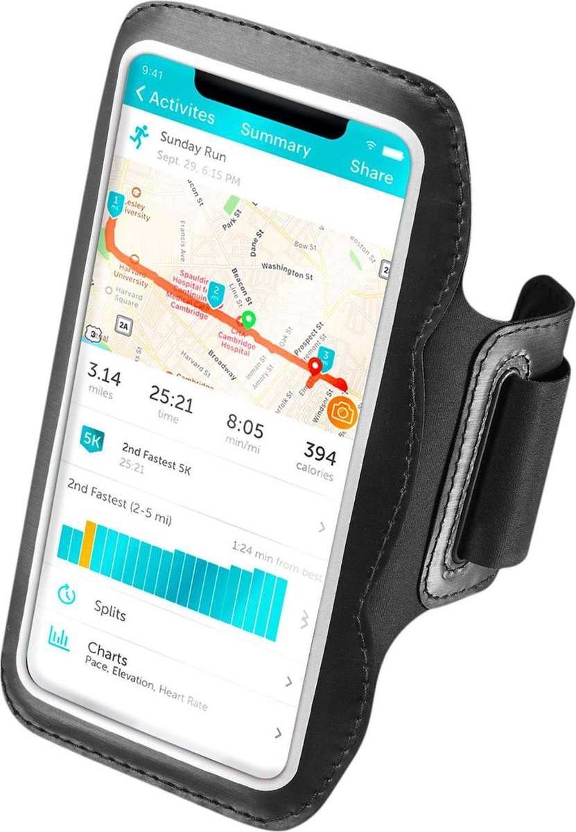 Celly - Sport Armband 6.9 Inch - Zwart - Neopreen