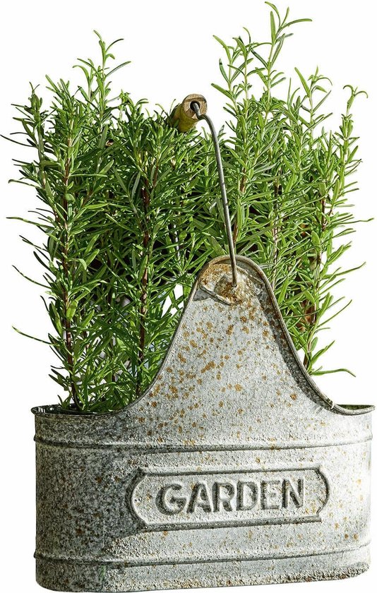 LOBERON Sierpot Garden antiekgrijs bol