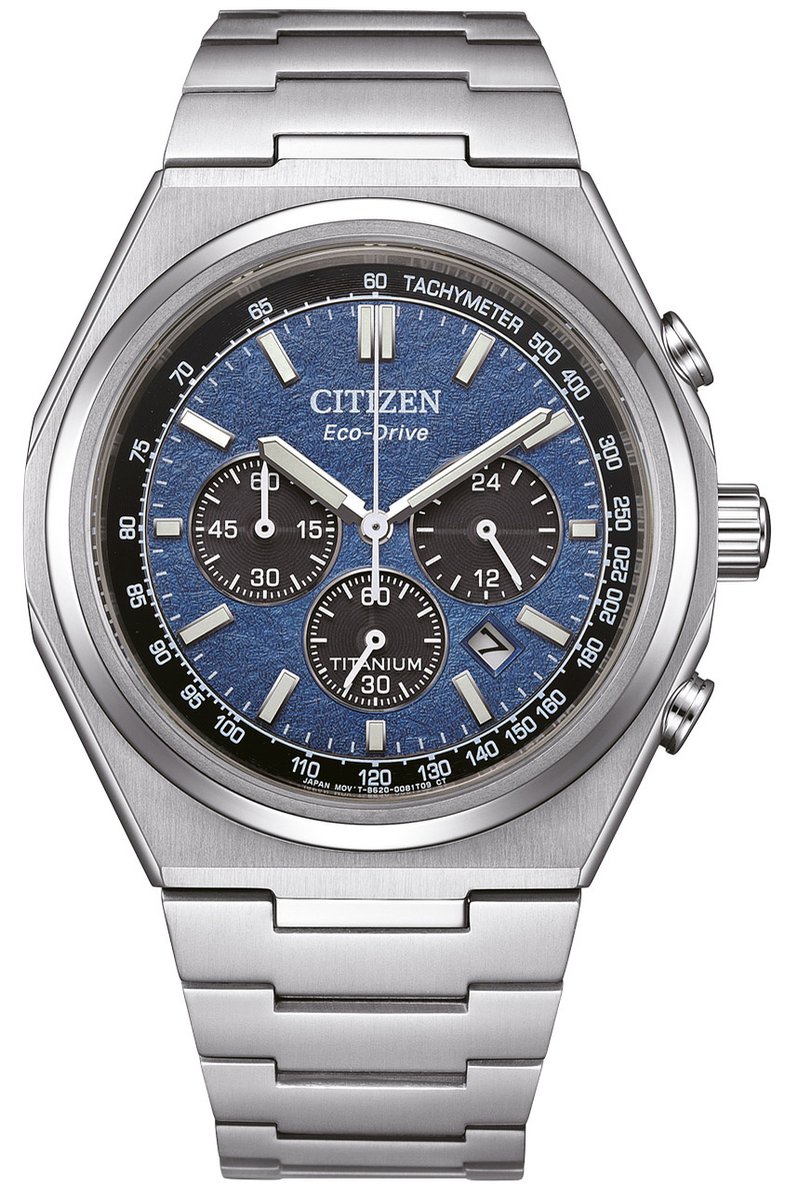 Citizen CA4610-85L Horloge - Titanium - Zilverkleurig - Ø 43 mm