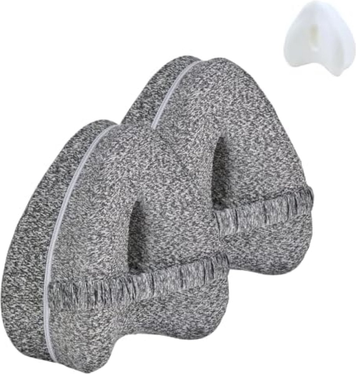 Orthopedisch Kussen voor Benen en Knieën. Kussen voor Zijslapers. Traagschuim Beenkussen. Ergonomisch Kniekussens om Rugpijn, Heup, Ischias en Gewrichten te Verlichten. - Set van 2