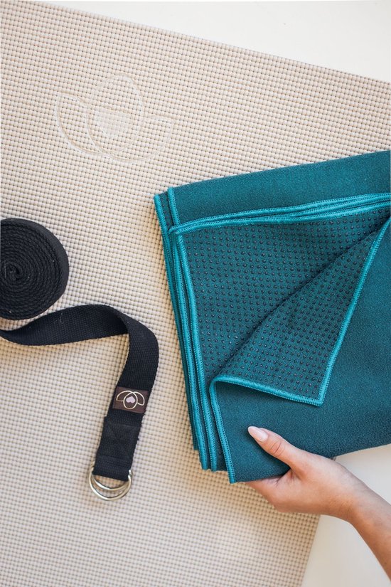 Yoga handdoek antislip harbour - Lotus van Merkloos — afbeelding 5