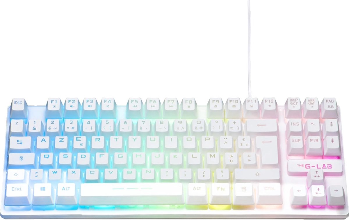 Compact TKL Gaming Toetsenbord met RGB Achtergrondverlichting en Programmeerbare Macro's
