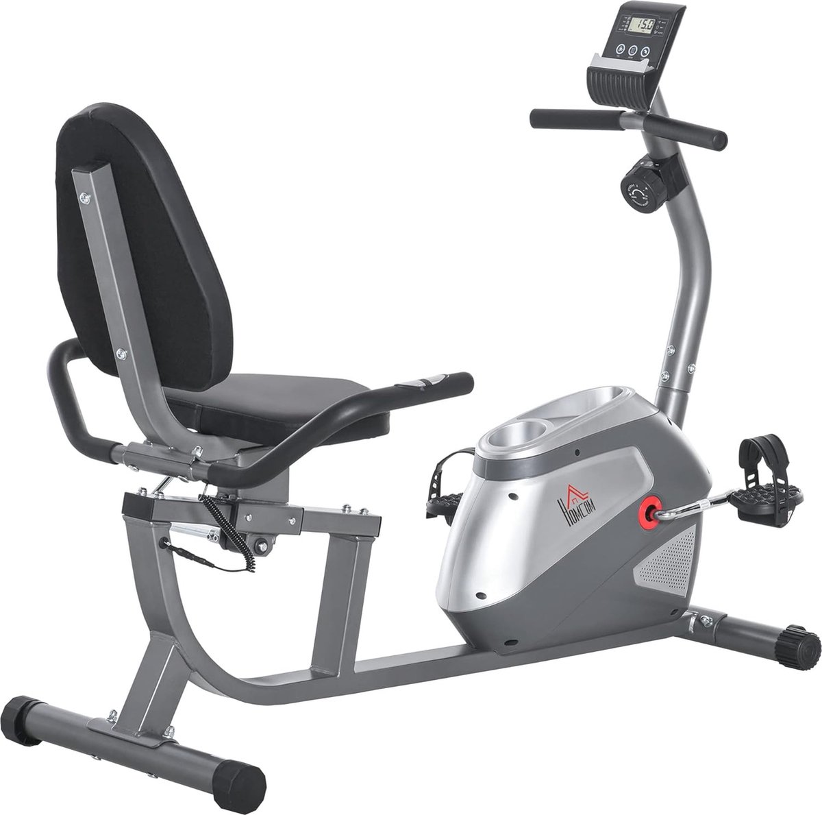 Hometrainer met 8 niveaus magnetische weerstand en verstelbare zitting