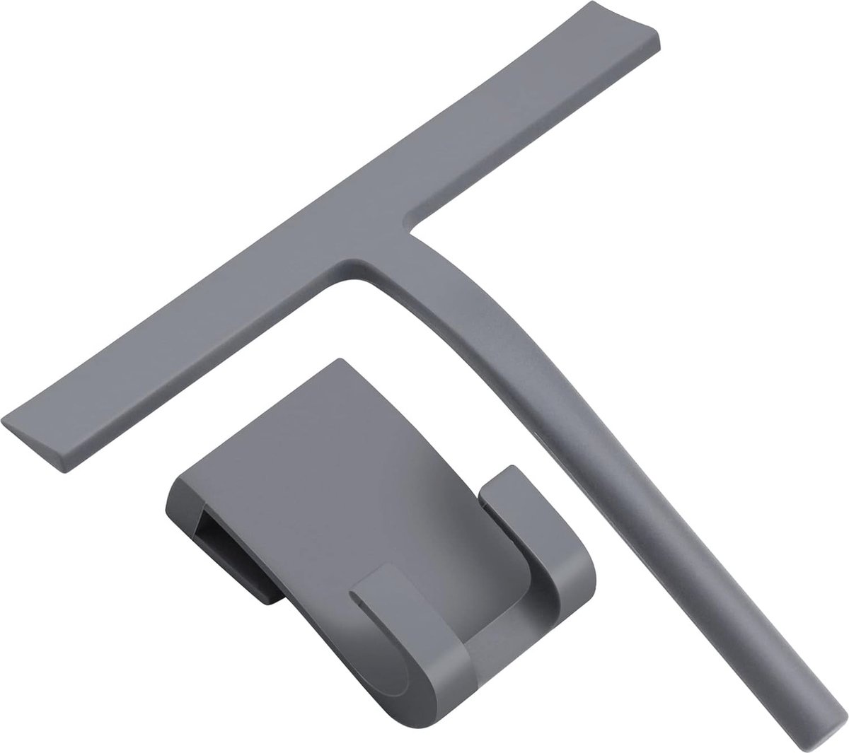 Goedkoopste Siliconen Douchewisser voor Glazen en Tegels - Inclusief Houder - 22,8 x 3 cm