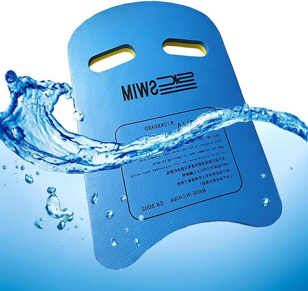 Premium Zwemplank - Uniseks Kickboard Zwemhulp voor Zwemmen - Ideaal voor Kinderen en Volwassenen - Zwemoefeningen Training - Sportaquarium - Blauw
