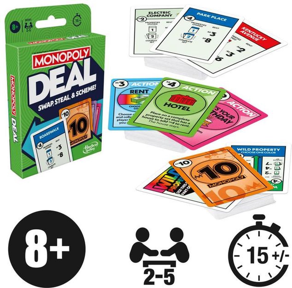 Monopoly Deal Kaartspel - Belgische Editie — afbeelding 6