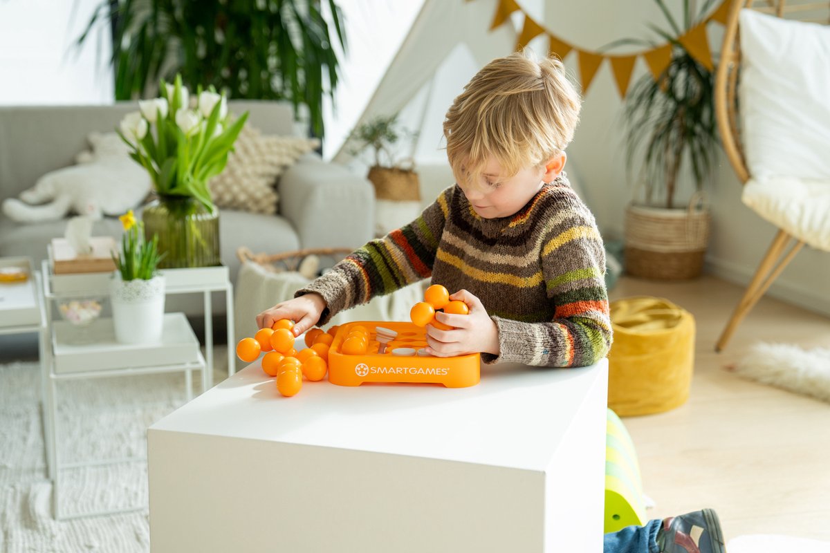 SmartGames IQ Mini XXL - Groot Logisch Denkspel - Eindeloze Uitdagingen met Verschuifbare Blockers - Educatief Solospel - Vanaf 6 Jaar — afbeelding 2