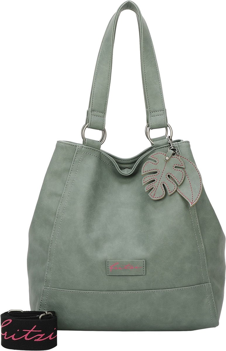 Fritzi aus Preußen Schoudertas Eco Joy01 Shopper Leaf Groene