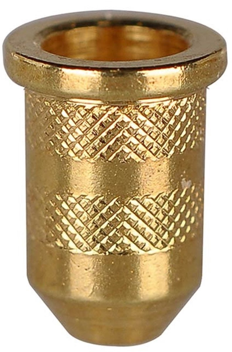 Boston TB-05-G Snaar Ferrules - 6-Pack Goud 6,5mm x 11mm