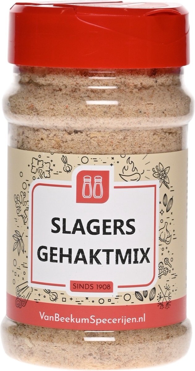 Goedkoopste Van Beekum Specerijen - Slagers Gehaktmix - Strooibus 200 Gram