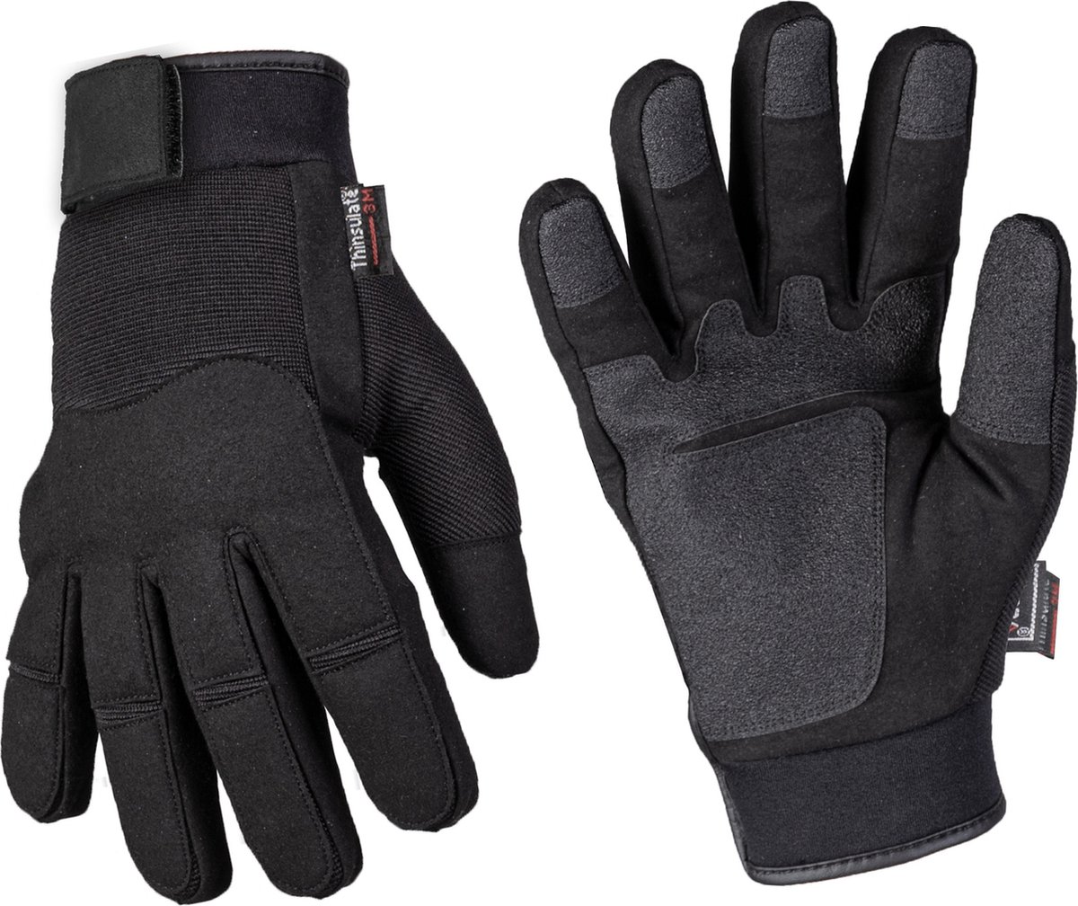 Mil-Tec Tactische handschoenen Cold Weather Thinsulate voering Zwart