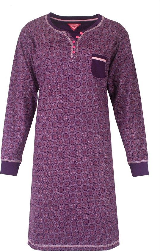 Irresistible Ladies Nightdress Sleeping Dress Purple IRNGD2501A Tailles: L