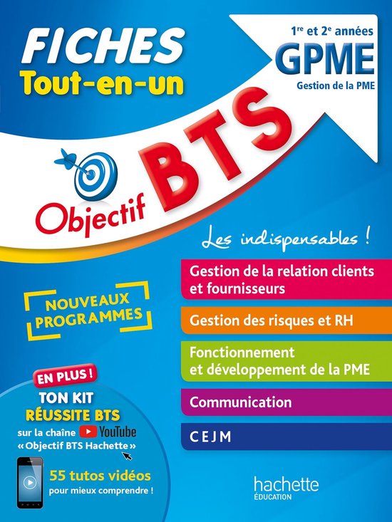 Objectif BTS GPME - Fiches Tout-en-un - cover