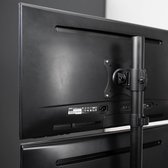 Bol.com Dubbele monitorstandaard met hoogteverstelling en VESA-platen voor 2 LCD-schermen tot 34 inch - bureaumontage - STAND-V002R aanbieding