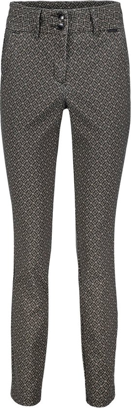 Red Button Broek Diana Fancy Square Srb4388 1 Black Dames Maat - W40
