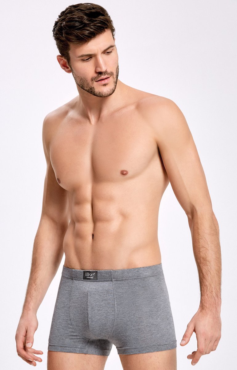 ilke-5 pack-Bamboe Boxershort Heren-%92 Bamboe-%8 Elastaan-Onderbroek Heren-Antraciet-XL