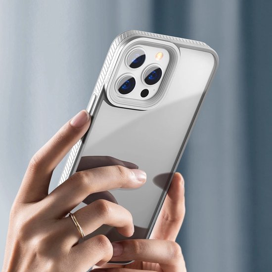 Baseus Apple iPhone 13 Pro Coque Arrière TPU Transparent Grijs