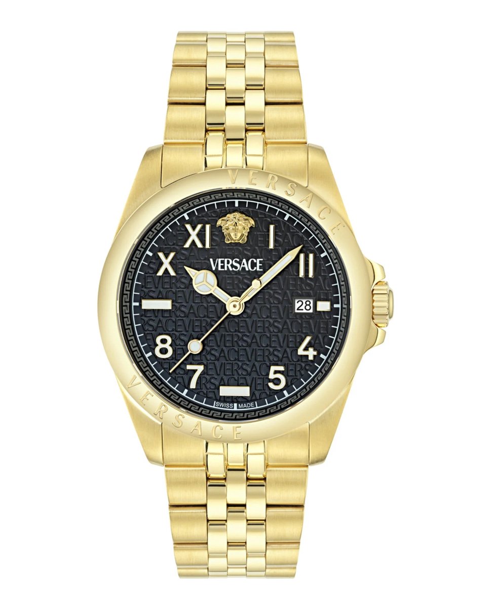 Versace Anteo VE9H00624 Horloge - Staal - Goudkleurig - Ø 41 mm