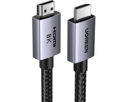 Ugreen - HD171 - câble avec connecteurs HDMI 2.1 8K certifiés, - 3 - m - long - gris