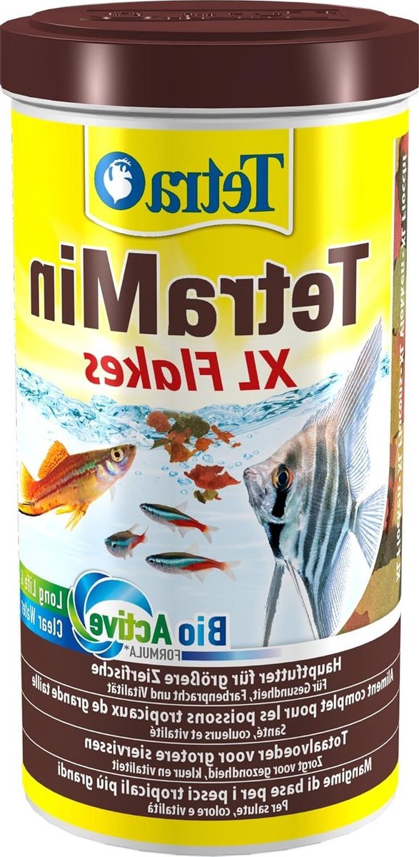 Hoofdvoering Alle Siervissen XL-Flakes 1 L Meerkleurig - Topkwaliteit Voer tetramin flakes