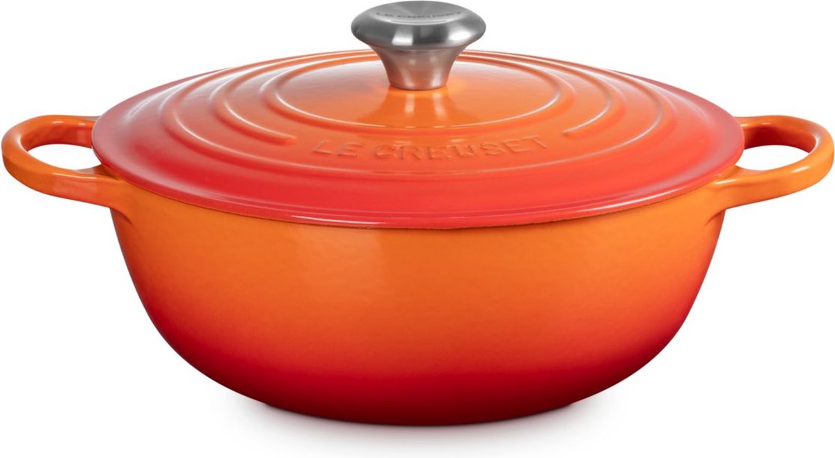 Le Creuset Marmite Braadpan 32 cm Oranje-rood