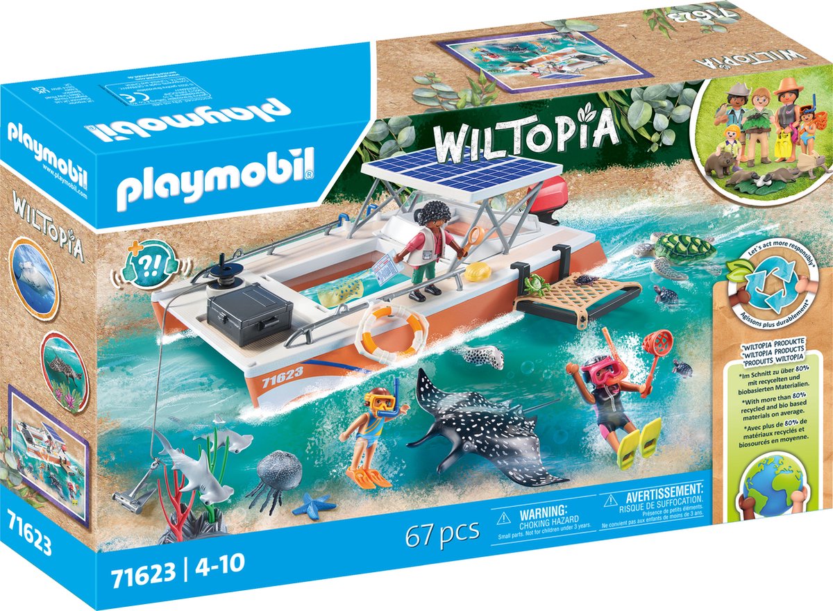 PLAYMOBIL Wiltopia Koraalrif onderzoek  71623