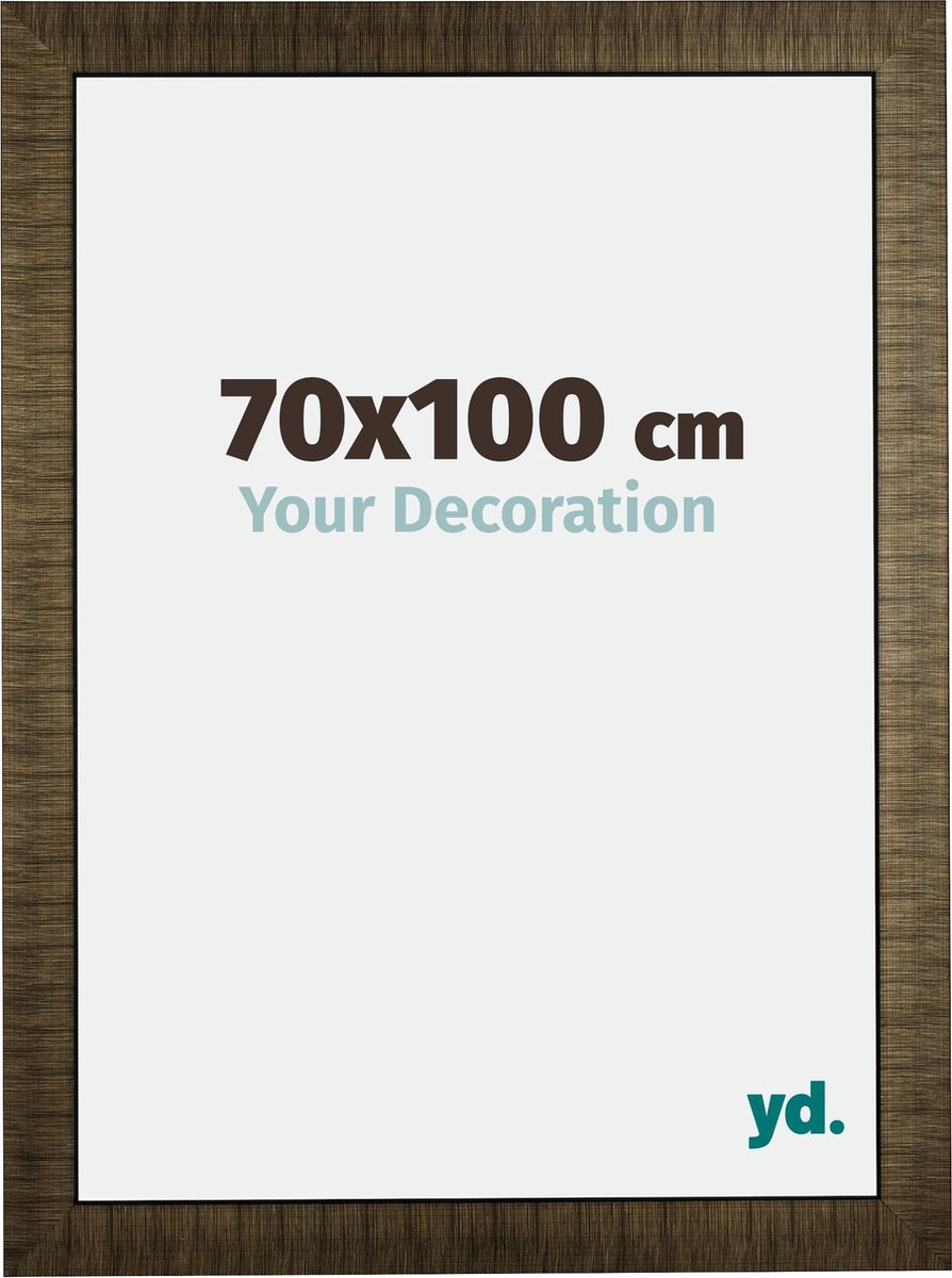 yd. Your Decoration - Fotolijst 70x100 cm - Hout - Champagne Geborsteld - Leeds