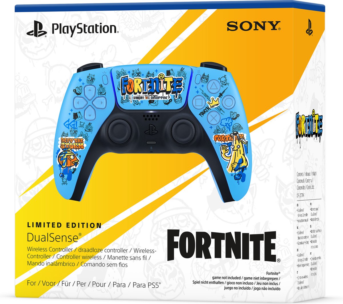Sony PS5 DualSense draadloze controller – FORTNITE® Limited Edition thumbnail 7