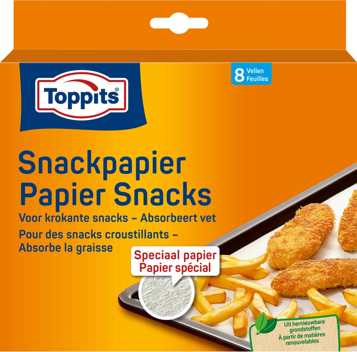 Toppits Snackpapier Vellen - 8 stuks