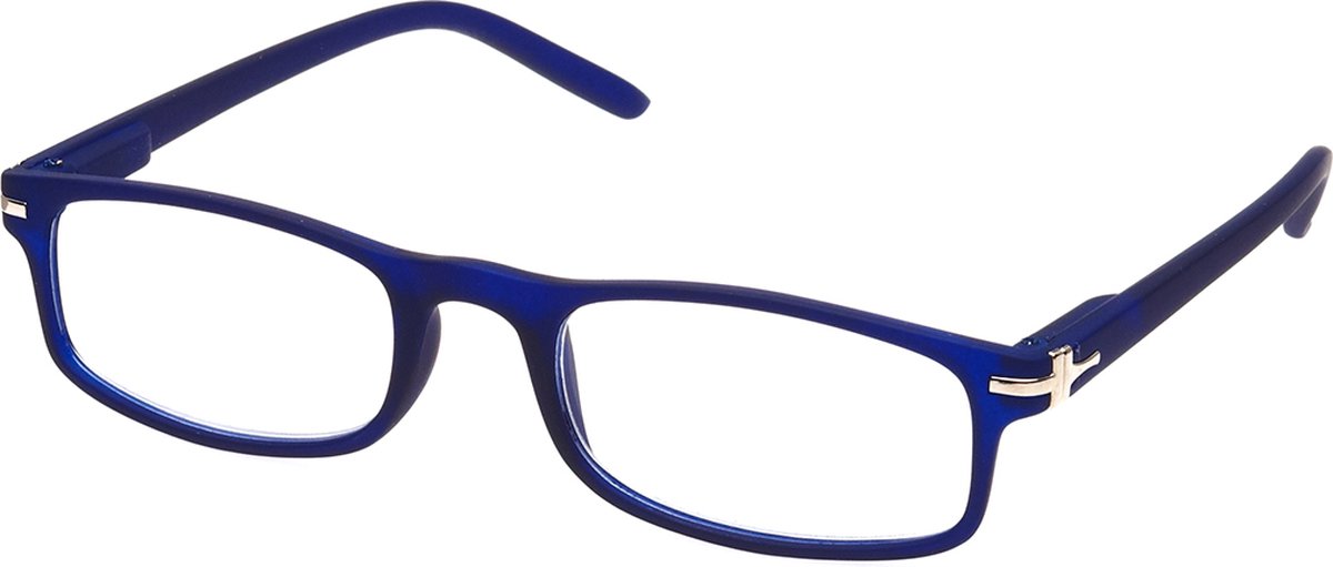 Spectrum Leesbril Mat Blauw Rechthoekig 1.00