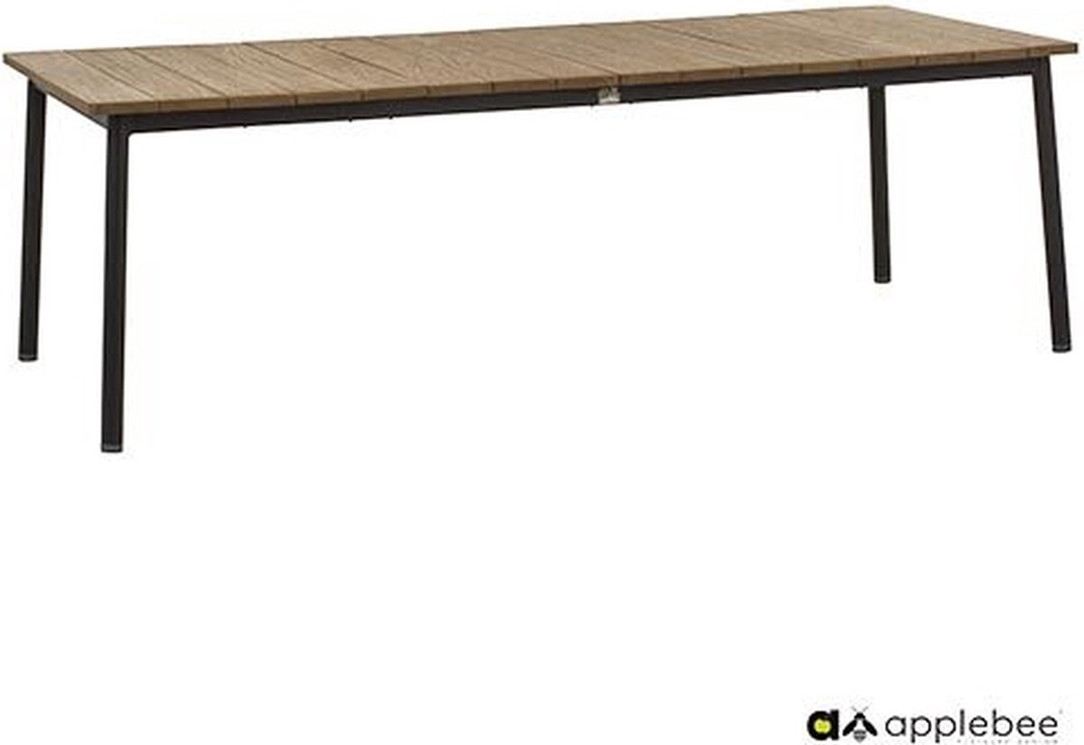 Apple Bee Milou Tuintafel Black - 180x90 cm